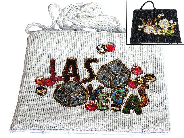 Pochette Las Vegas en perles (modle 2)